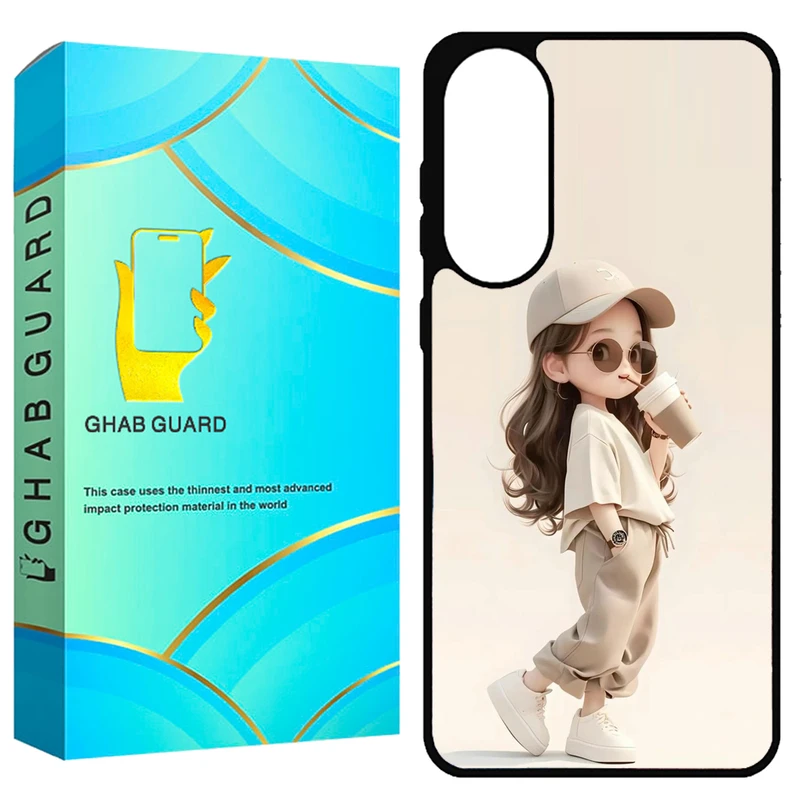 کاور قاب گارد طرح دختر مدل S25EG مناسب برای گوشی موبایل سامسونگ Galaxy S25 Edge