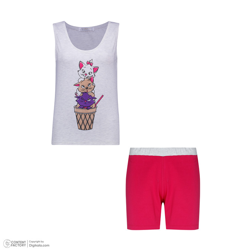 ست تاپ و شلوارک زنانه لوینت مدل آریستو کت