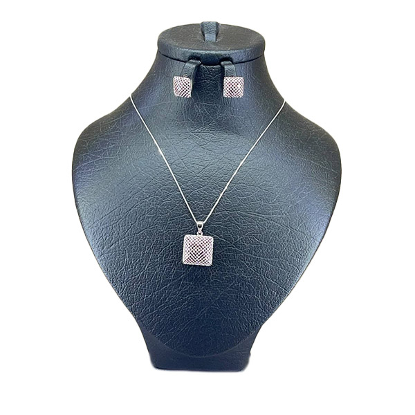 نیم ست نقره زنانه مدل اسپرت کد 96240