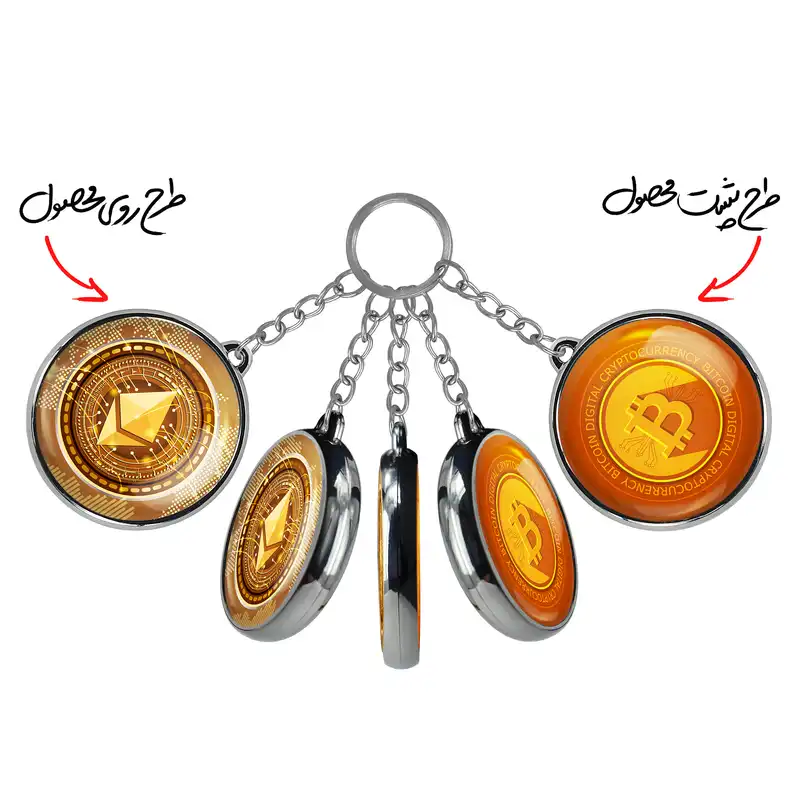 جاکلیدی خندالو طرح ارز دیجیتال اتریوم و بیت کوین مدل دوطرفه کد 1088710883