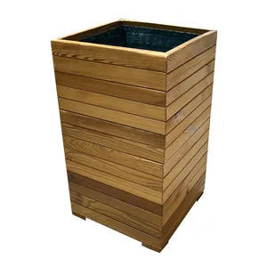 گلدان مدل چوبی کد 3232R14