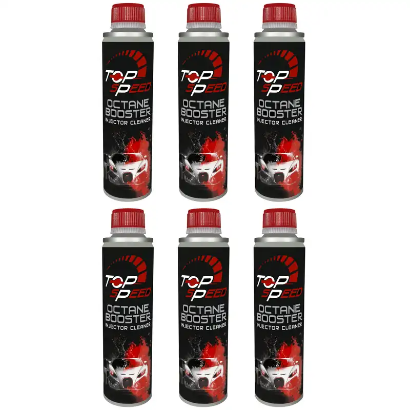 اُکتان بوستر و تمیز کننده انژکتور  تاپ اِسپید  کد T-20 حجم 300 میلی لیتر  بسته 6 عددی