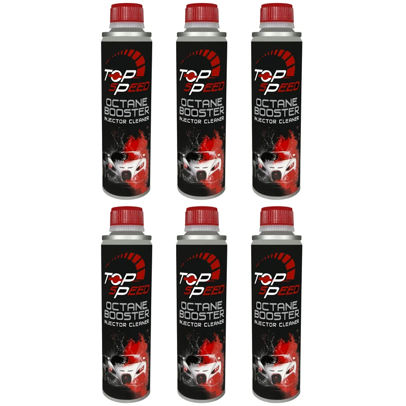 اُکتان بوستر و تمیز کننده انژکتور  تاپ اِسپید  کد T-20 حجم 300 میلی لیتر  بسته 6 عددی