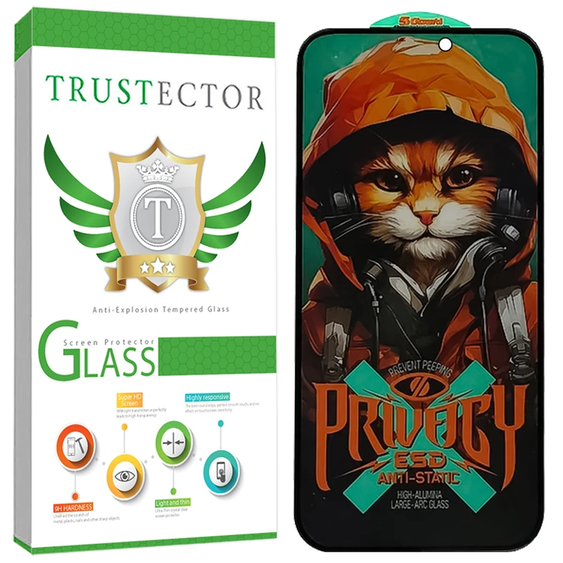 محافظ صفحه نمایش تراستکتور مدل CATPRVT مناسب برای گوشی موبایل اپل iPhone 11