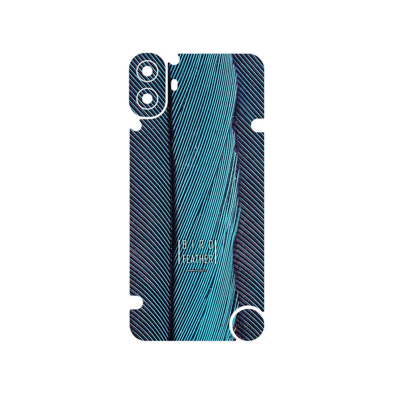 برچسب پوششی ماهوت مدل Turquoise feathers مناسب برای گوشی موبایل ناتینگ CMF Phone 1