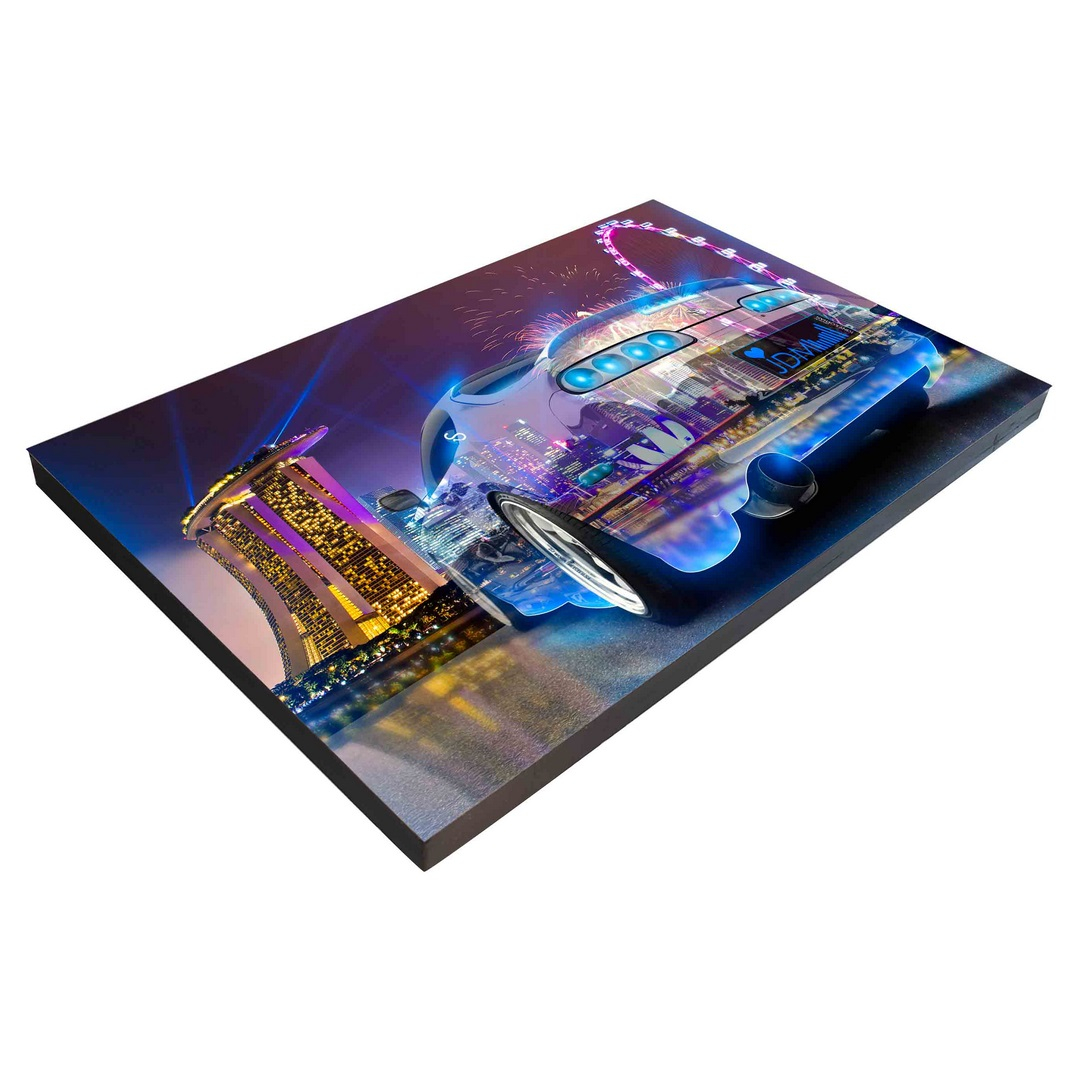 تابلو شاسی بکلیت طرح ماشین فانتزی مدل SH-12919