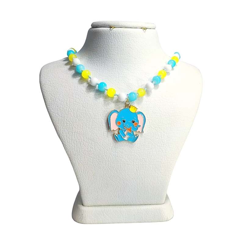 گردنبند دخترانه مدل فیل کارتونی کد 01 گردنبند دخترانه مدل فیل کارتونی کد 01