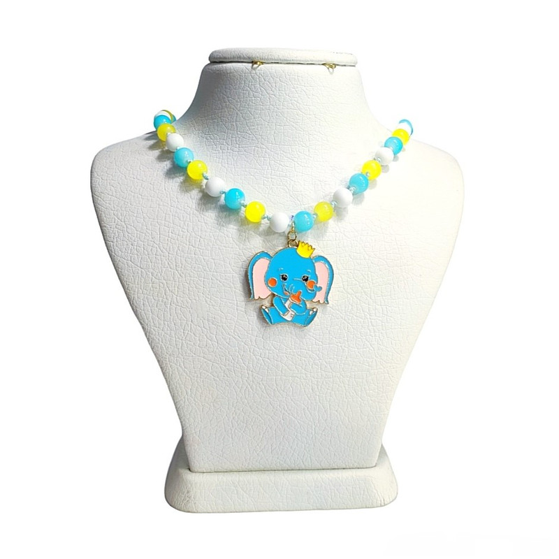 گردنبند دخترانه مدل فیل کارتونی کد 01 گردنبند دخترانه مدل فیل کارتونی کد 01