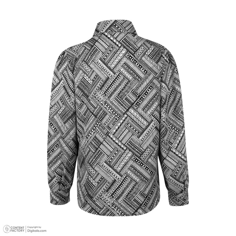 شومیز آستین بلند زنانه مدل شطرنج کد blbsh101