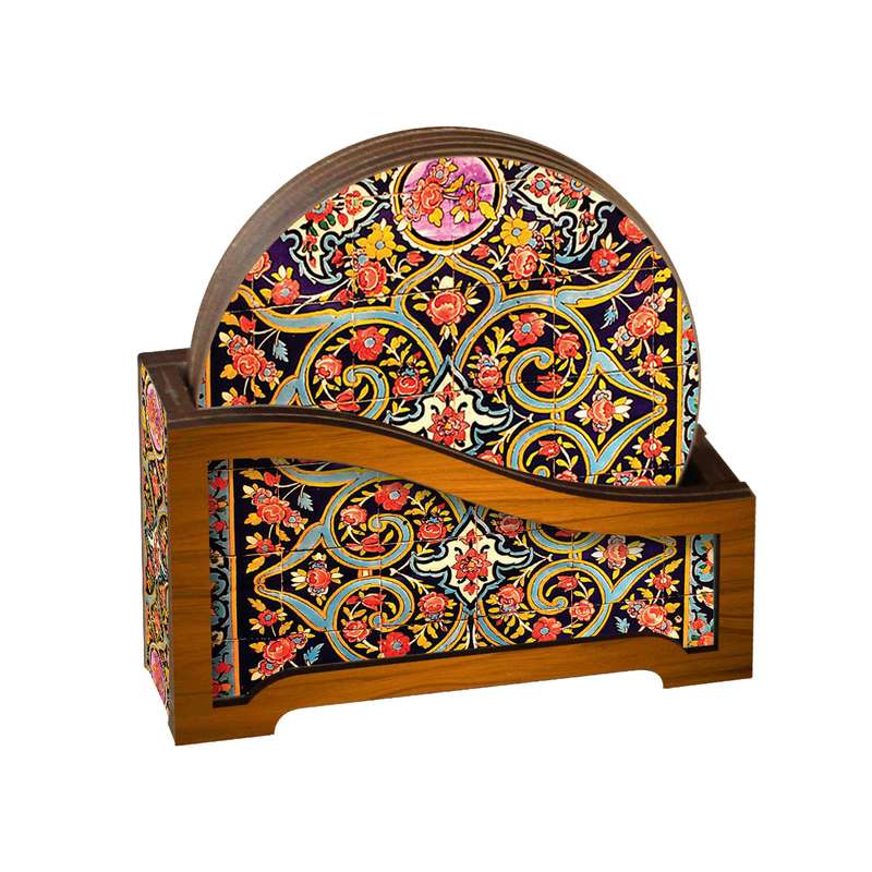 زیر لیوانی لوکسینو مدل ZLC 1465 بسته 6 عددی