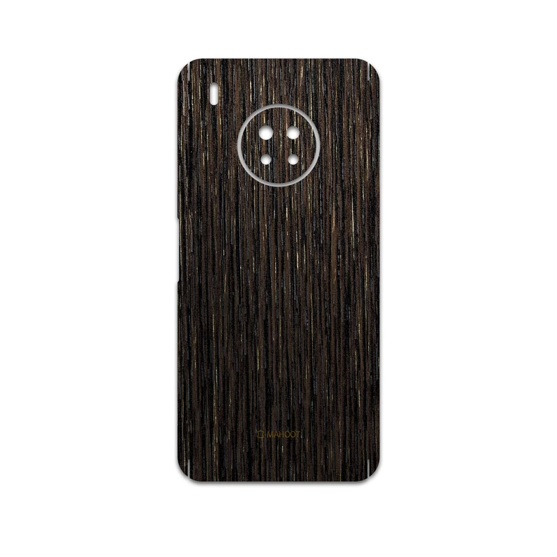 برچسب پوششی ماهوت مدل Dark-Gold-Stripes-Wood مناسب برای گوشی موبایل هوآوی Y9a