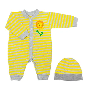 ست سرهمی و کلاه نوزادی مدل شیر