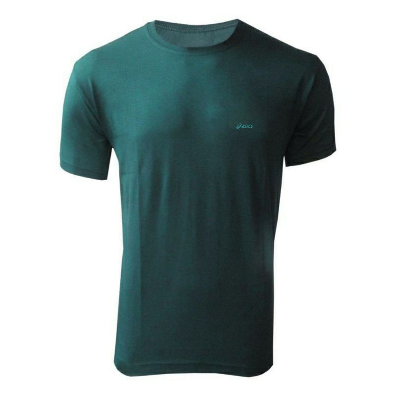 تی شرت آستین کوتاه مردانه روانبخش کد BMJ-XXXX-SKG رنگ سبز کله غازی