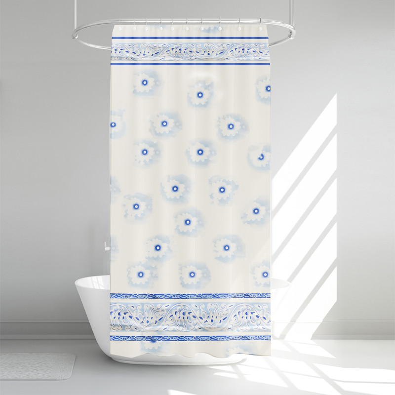  پرده حمام آرمیتا کد W009 سایز 180 × 200 سانتی‌ متر