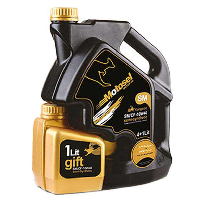 روغن موتور خودرو موتوسل مدل Kangaroo Plus SM 10W40 حجم 5 لیتر