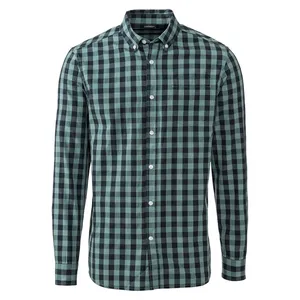 پیراهن آستین بلند مردانه لیورجی مدل چهارخانه کد G2023