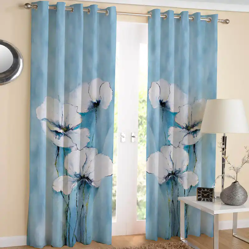 پرده مخمل چاپی مینوتوهوم مدل SM-204