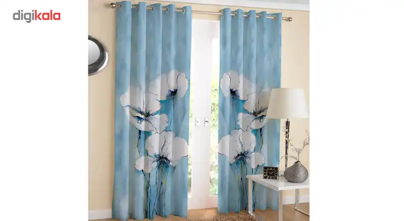 پرده مخمل چاپی مینوتوهوم مدل SM-204