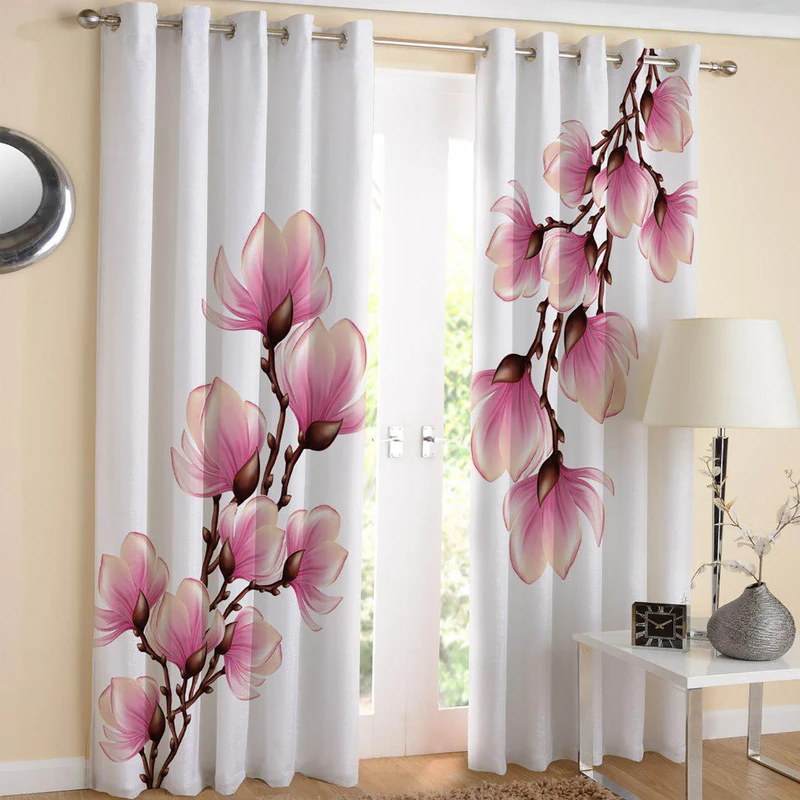 پرده مخمل چاپی مینوتوهوم مدل SM-205