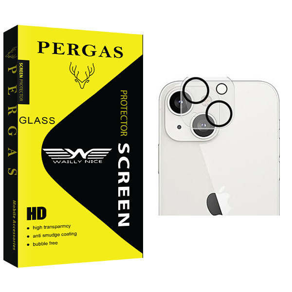 محافظ لنز دوربین وایلی نایس مدل Pergas Glass FLL مناسب برای گوشی موبایل اپل iPhone 13