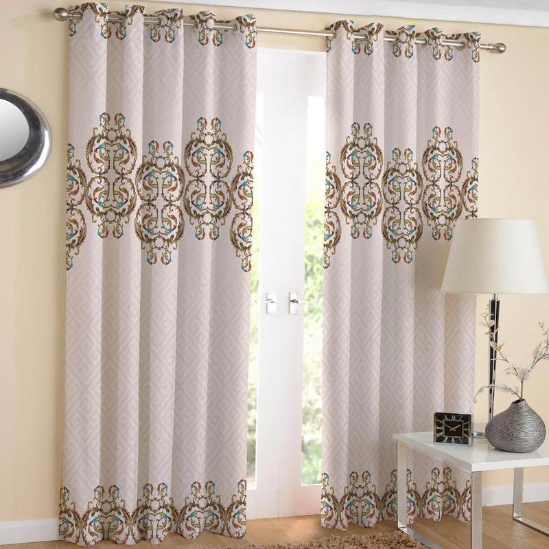 پرده مخمل چاپی مینوتوهوم مدل SM-207