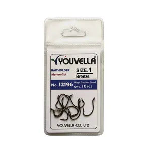 قلاب پایه کوتاه یوولا مدل BZ-12196 سایز 1 بسته 10 عددی