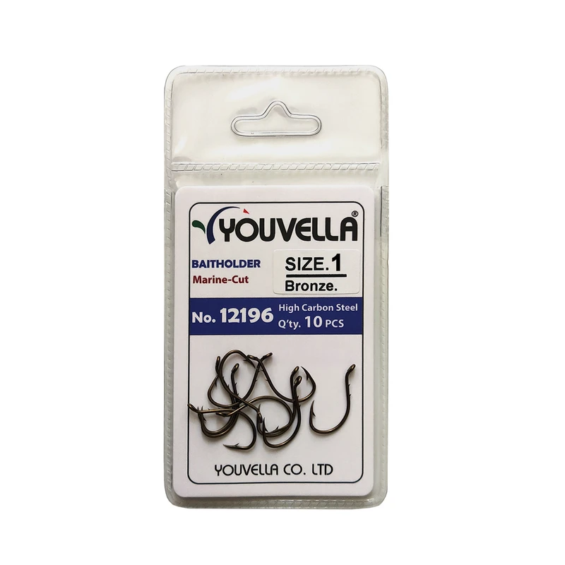 قلاب پایه کوتاه یوولا مدل BZ-12196 سایز 1 بسته 10 عددی