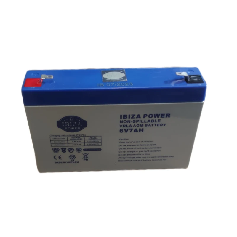 عکس شماره 2 : باتری یو پی اس 6 ولت 7 آمپر ساعت ایبیزا مدل 6v7ah