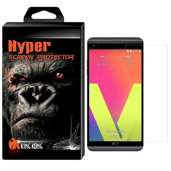 محافظ صفحه نمایش تی پی یو کینگ کونگ مدل Hyper Fullcover مناسب برای گوشی ال جی V20 محافظ صفحه نمایش تی پی یو کینگ کونگ مدل Hyper Fullcover مناسب برای گوشی ال جی V20