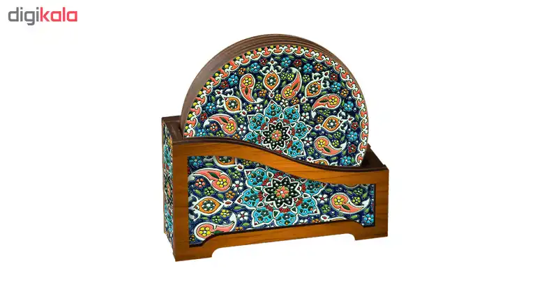 زیر لیوانی لوکسینو مدل ZLC 1484 بسته 6 عددی