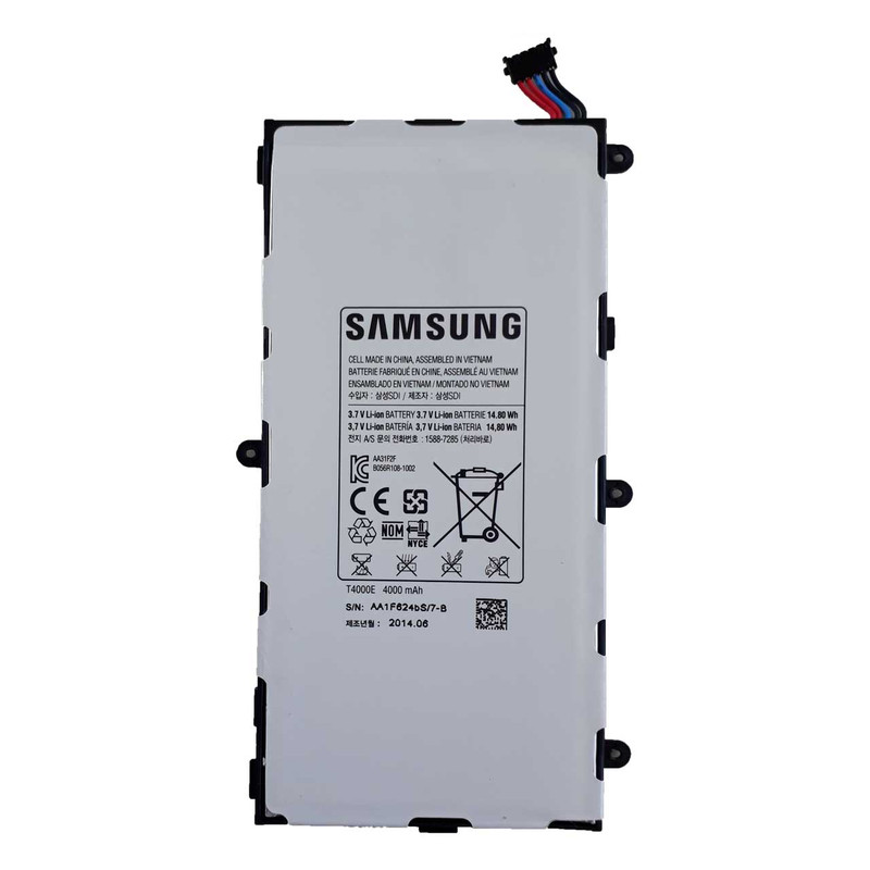 باتری تبلت مدل T4000E ظرفیت 4000 میلی آمپر مناسب تبلت سامسونگ Tab 3 - 7.0