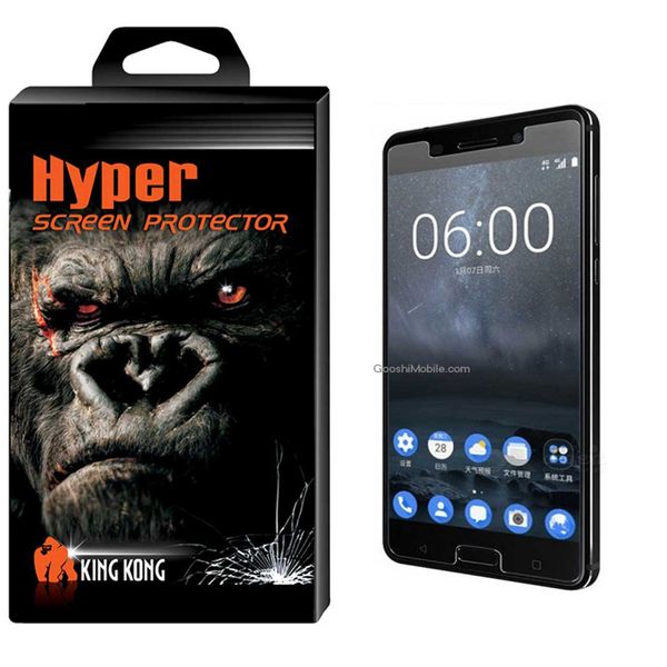 محافظ صفحه نمایش تی پی یو کینگ کونگ مدل Hyper Fullcover مناسب برای گوشی نوکیا 6 محافظ صفحه نمایش تی پی یو کینگ کونگ مدل Hyper Fullcover مناسب برای گوشی نوکیا 6