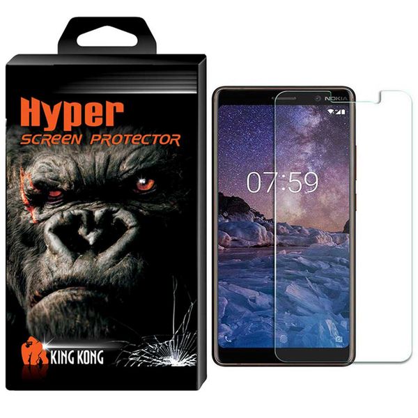 محافظ صفحه نمایش تی پی یو کینگ کونگ مدل Hyper Fullcover مناسب برای گوشی نوکیا 7Plus محافظ صفحه نمایش تی پی یو کینگ کونگ مدل Hyper Fullcover مناسب برای گوشی نوکیا 7Plus