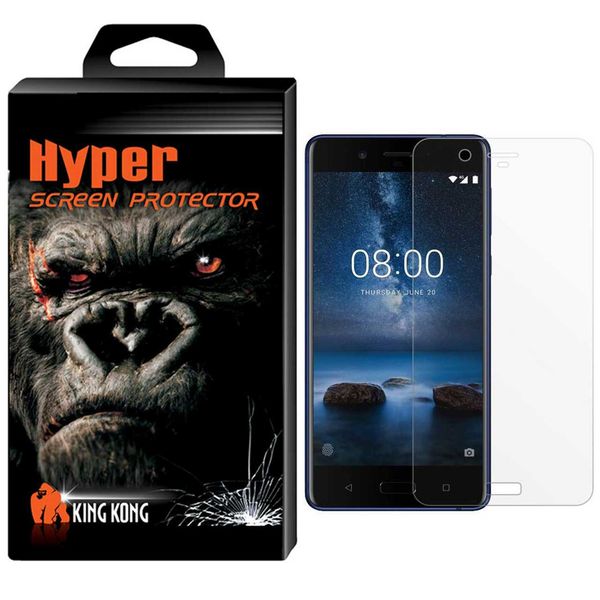 محافظ صفحه نمایش نانو فلکسبل کینگ کونگ مدل Hyper Fullcover مناسب برای گوشی نوکیا 8 محافظ صفحه نمایش نانو فلکسبل کینگ کونگ مدل Hyper Fullcover مناسب برای گوشی نوکیا 8