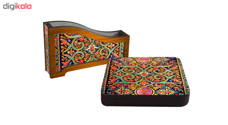 زیر لیوانی لوکسینو مدل ZLQ 2035 بسته 6 عددی