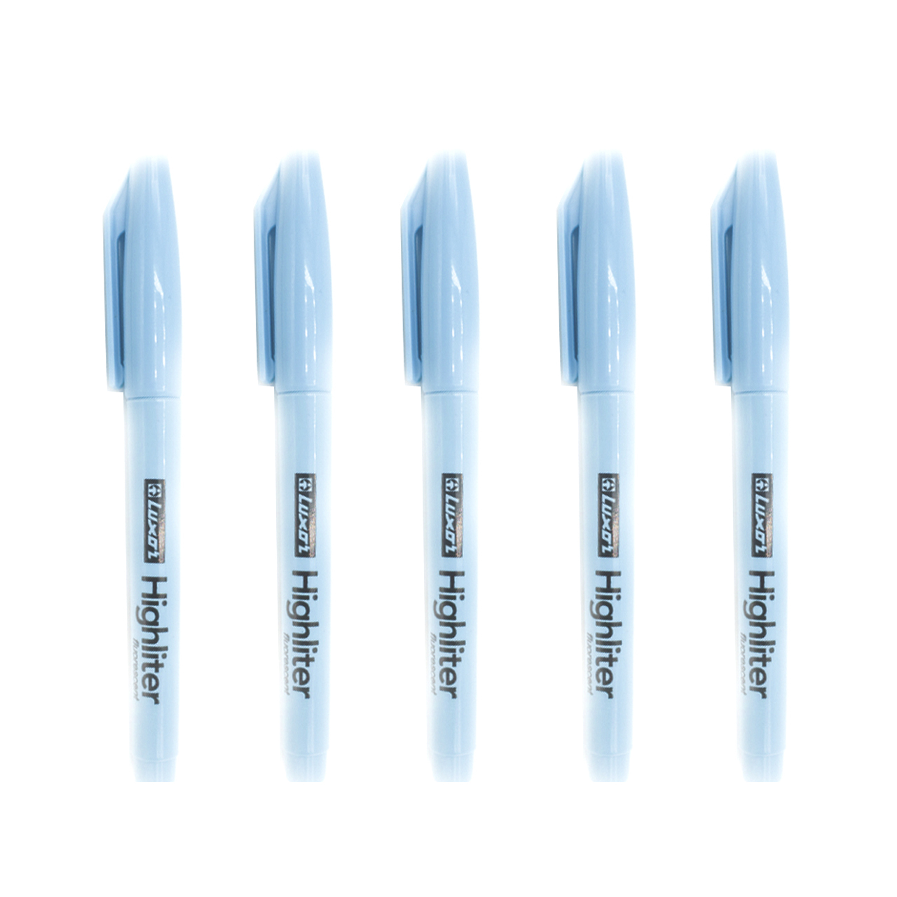 ماژیک علامت گذار Highlighter مدل LUXOR کد 02 بسته 5 عددی سایز R3