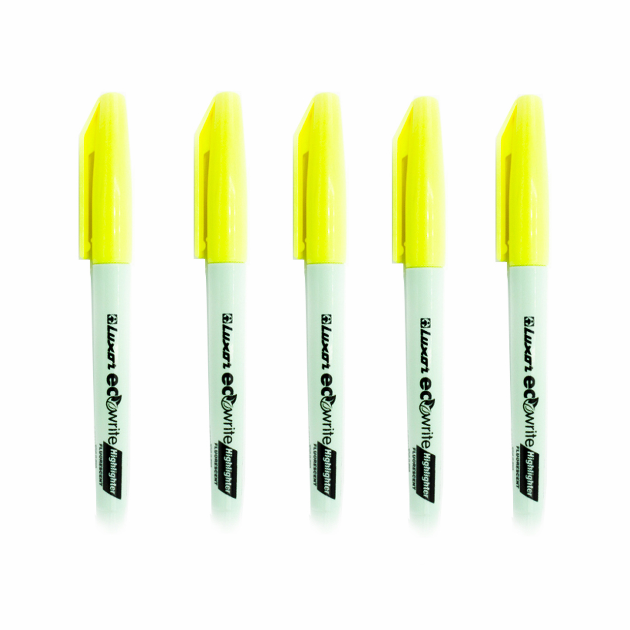 ماژیک علامت گذار Highlighter مدل LUXOR کد 06 بسته 5 عددی سایز R3