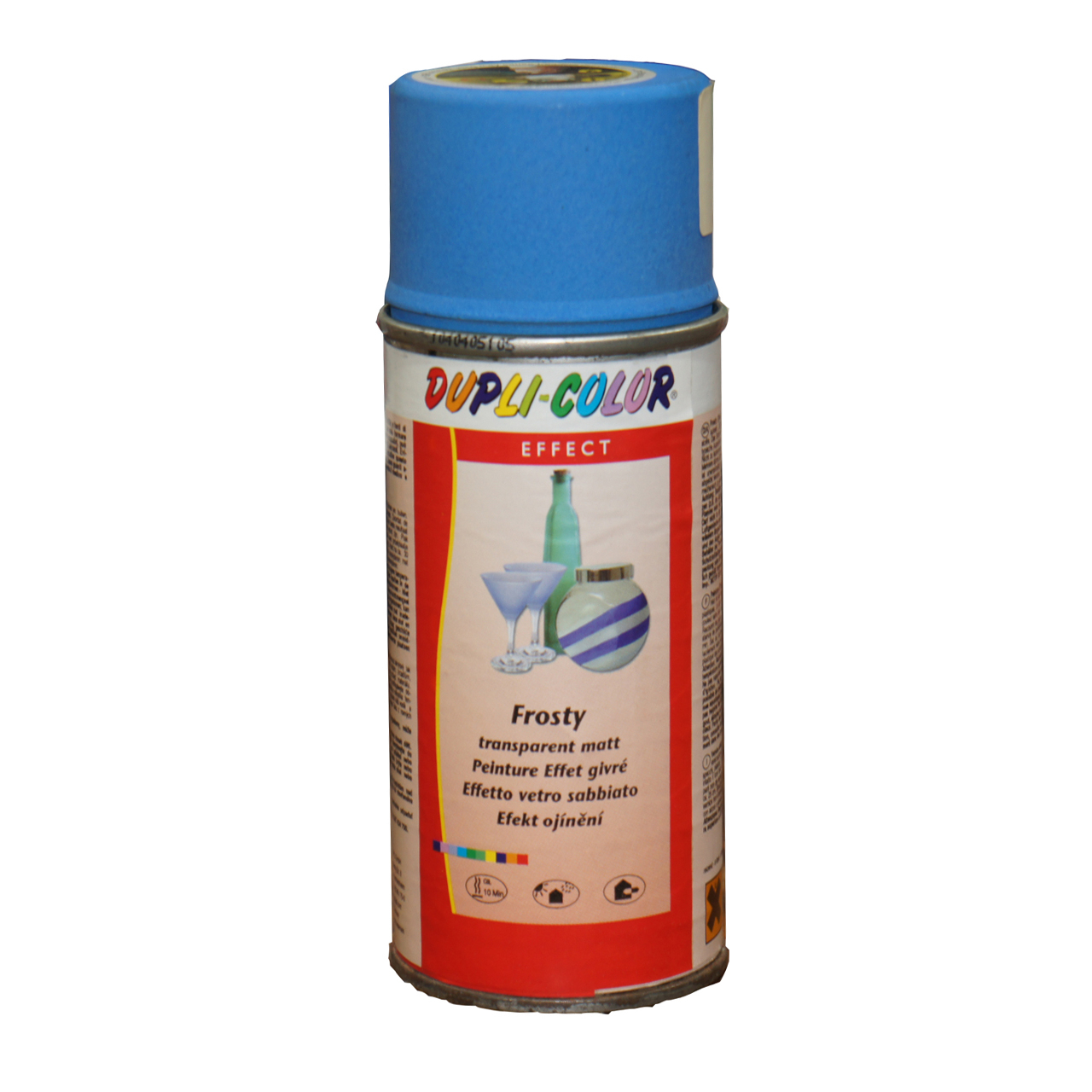 اسپری رنگ آبی یخی دوپلی کالر مدل Frosty حجم 150 میلی لیتری