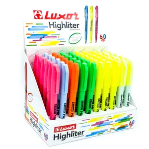 ماژیک علامت گذار Highlighter مدل LUXOR بسته 60 عددی سایز R11