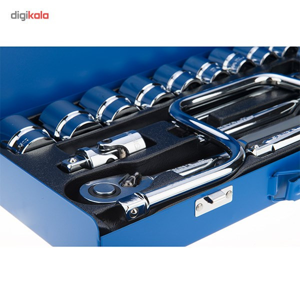 مجموعه 24 عددی آچار بکس نووا مدل NTS-7001 شش گوشه