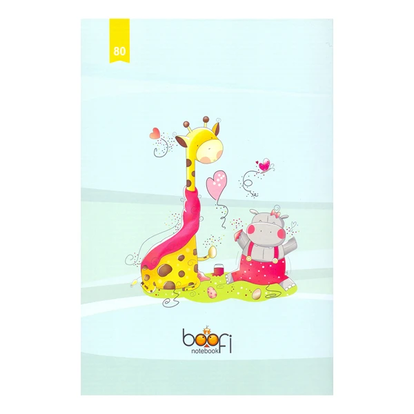 دفتر مشق 80 برگ بوفی مدل B-880 