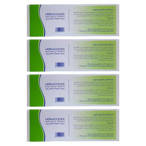 پد اپیلاسیون بدن هرمودر مدل HDS مجموعه 4 عددی