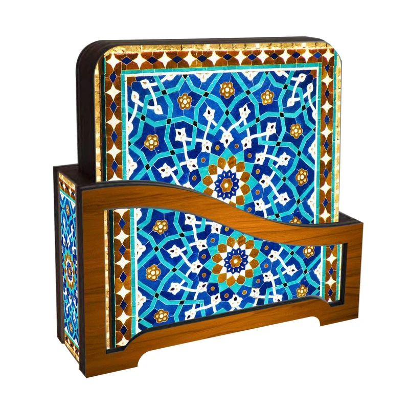 زیر لیوانی لوکسینو مدل ZLQ 2048 بسته 6 عددی