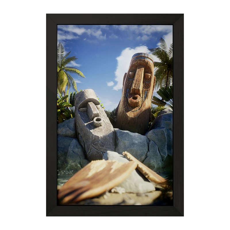 تابلو خندالو مدل کاکا سنگی کد F1567