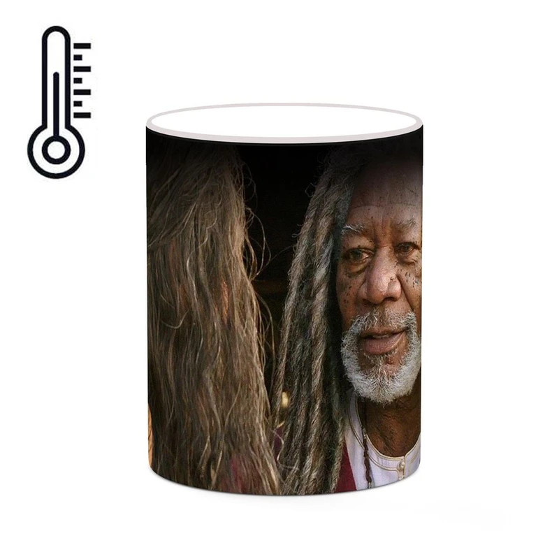ماگ حرارتی کاکتی طرح مورگان فریمن Morgan Freeman مدل mgh26986
