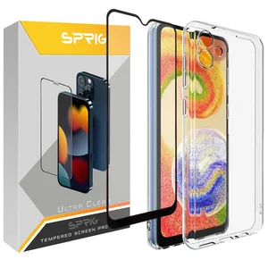 Sprig Clear-FU Cover suitable for Samsung Galaxy A04 4G / M13 5G with screen protector