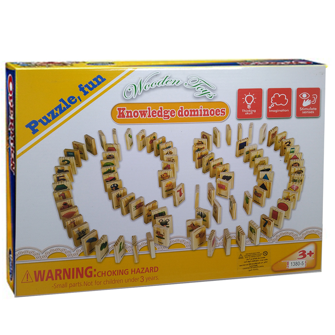 بازی فکری دومینو مدل knowledge dominoes
