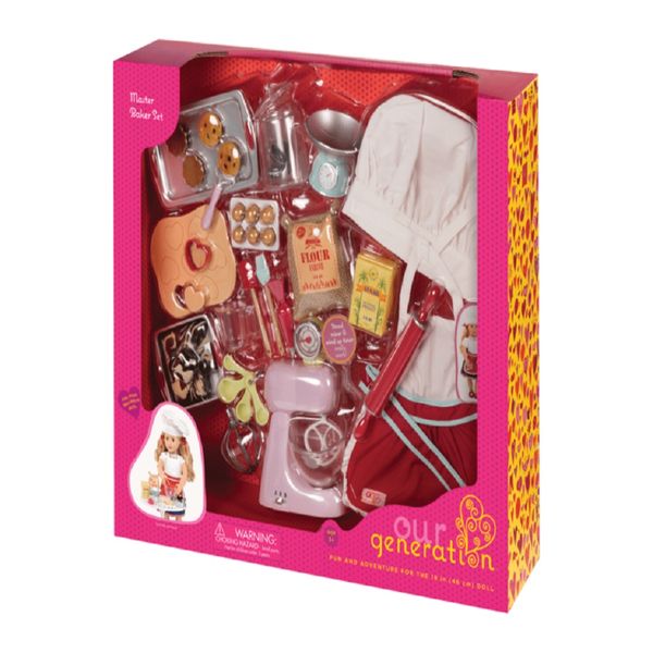 ست اسباب بازی آشپزخانه اور جنریشن مدل ست وسایل شیرینی پزی عروسک