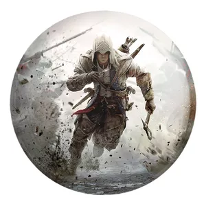 پیکسل خندالو طرح بازی اساسینز کرید Assassin&#39;s Creed کد 27895 مدل بزرگ