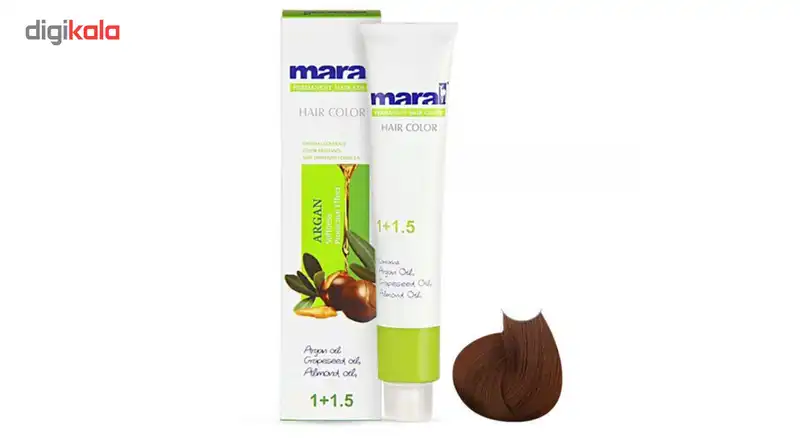 رنگ مو مارال سری عسلی مدل بلوند عسلی تیره شماره 6.57